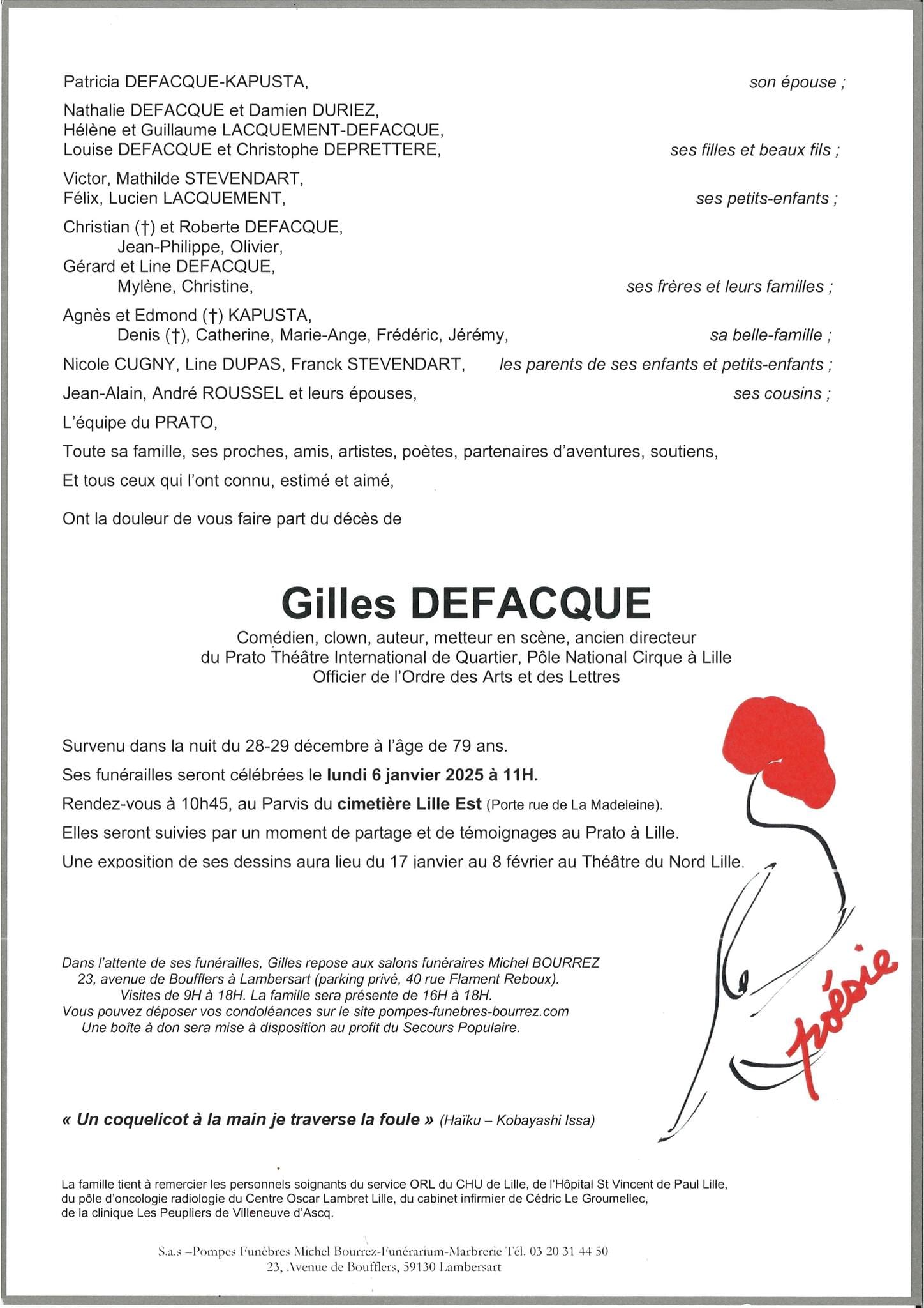 Hommage à Gilles